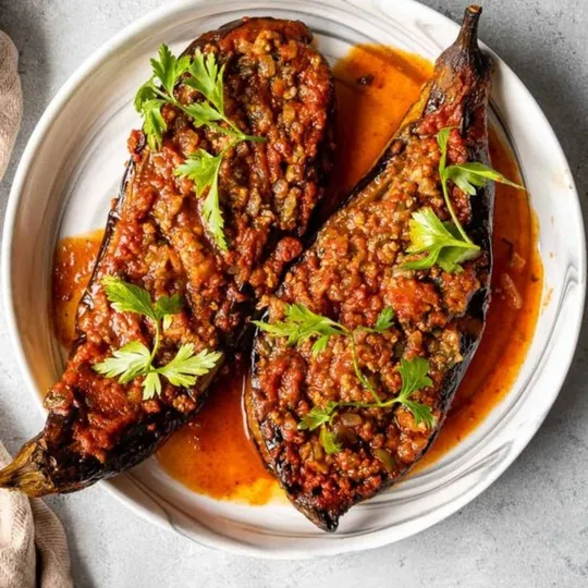 Karnıyarık - Pilav